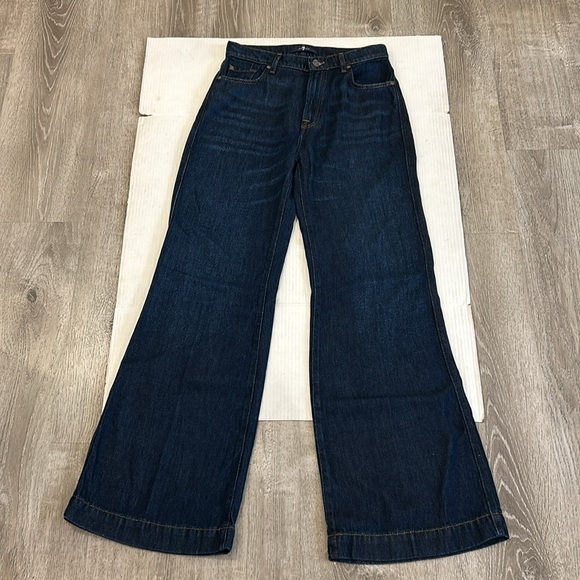 NWOT 7 FOR ALL MANKIND MODERN DOJO
TAILORLESS JEANS IN STORMY Size 28 - Picture 13 of 17